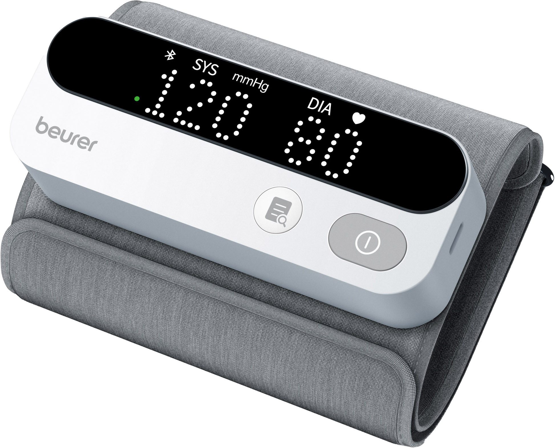 BEURER Oberarm-Blutdruckmessgerät BM 59, einfache und präzise Messung ohne Kabel und Schläuche, Inkl. "beurer HealthManager Pro" App zum Monitoring der Werte