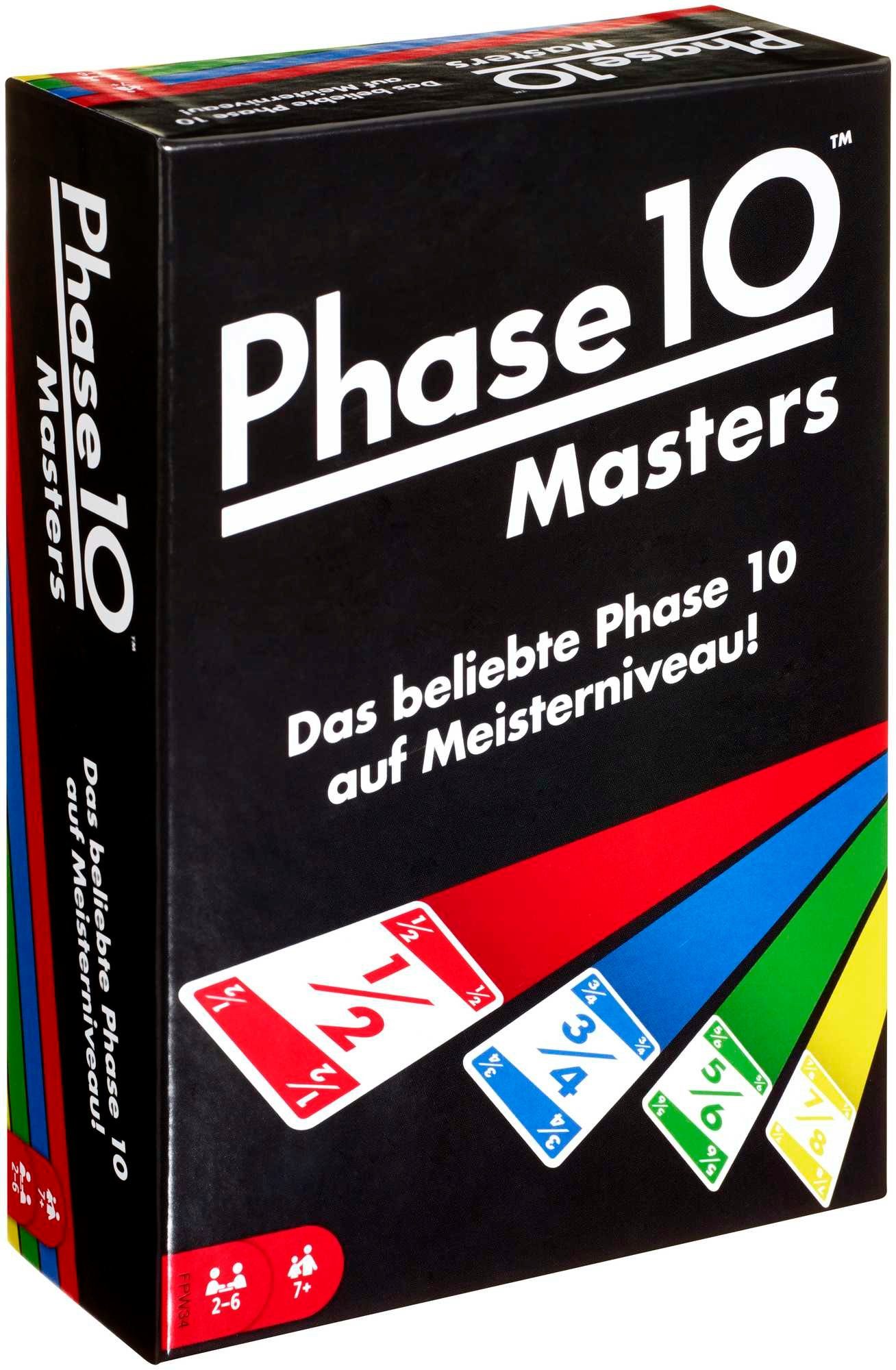 Mattel® Spiel Mattel Kartenspiel Phase 10 Masters ab 7 Jahre