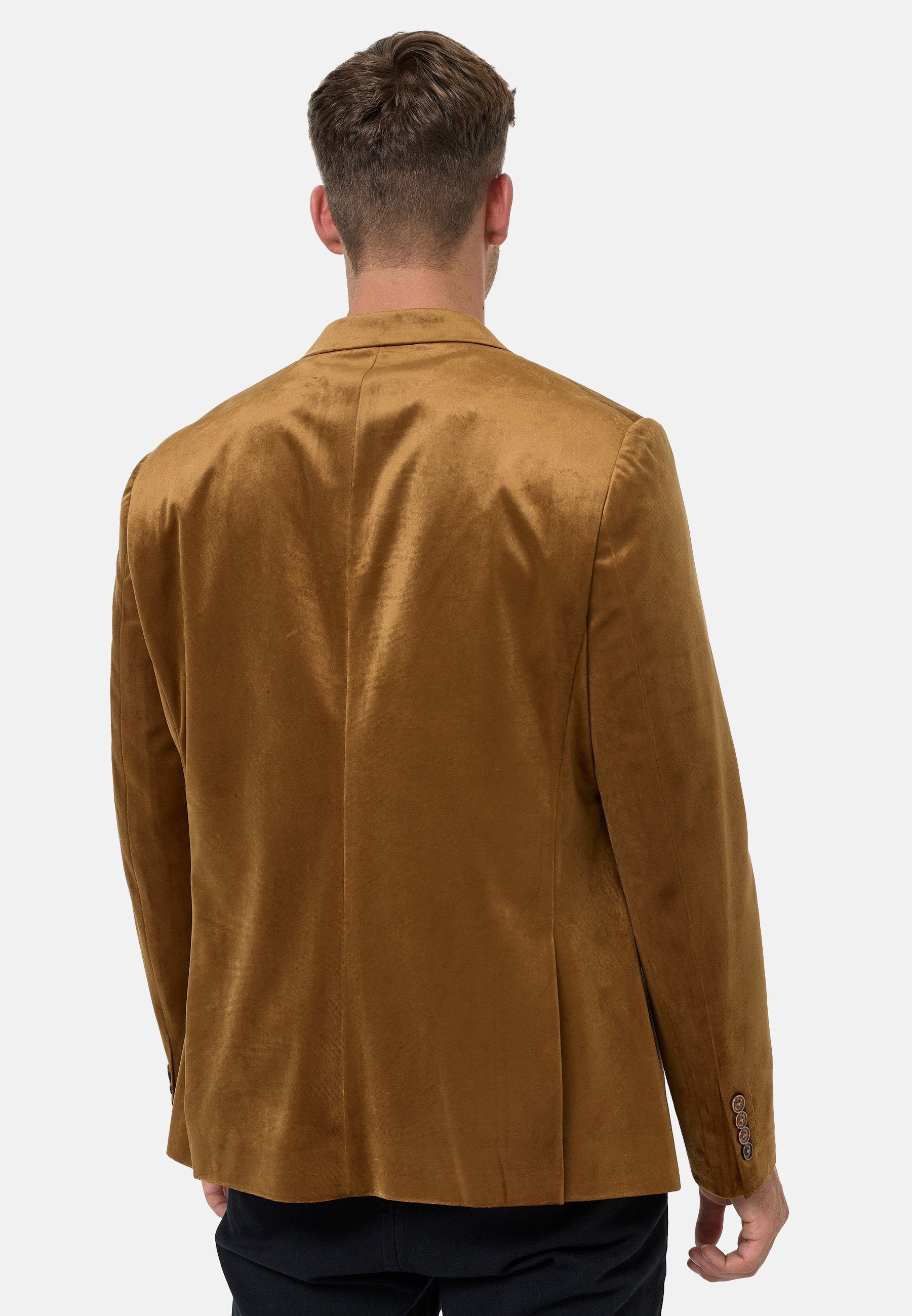 Jeff Anzugsakko Herren George Sakko Herrensakko Jacket aus Samt, mit einem Reverskragen