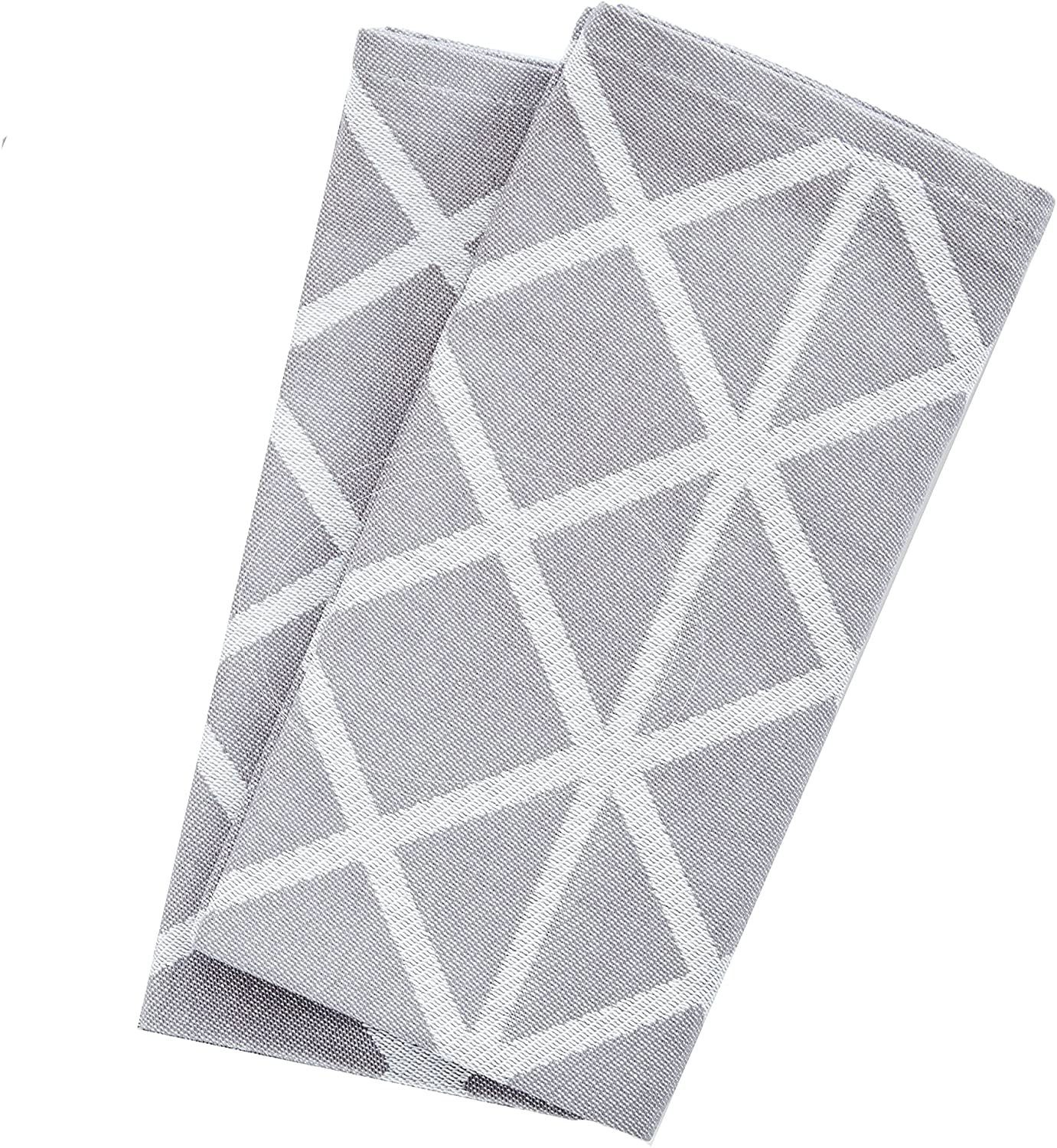 søstre & brødre Geschirrtuch 2er Set Geschirrtücher Küchentücher im modernen Elements-Design, (2), MADE IN EUROPE, 100% Baumwolle - Jacquard, 50 x 70 cm