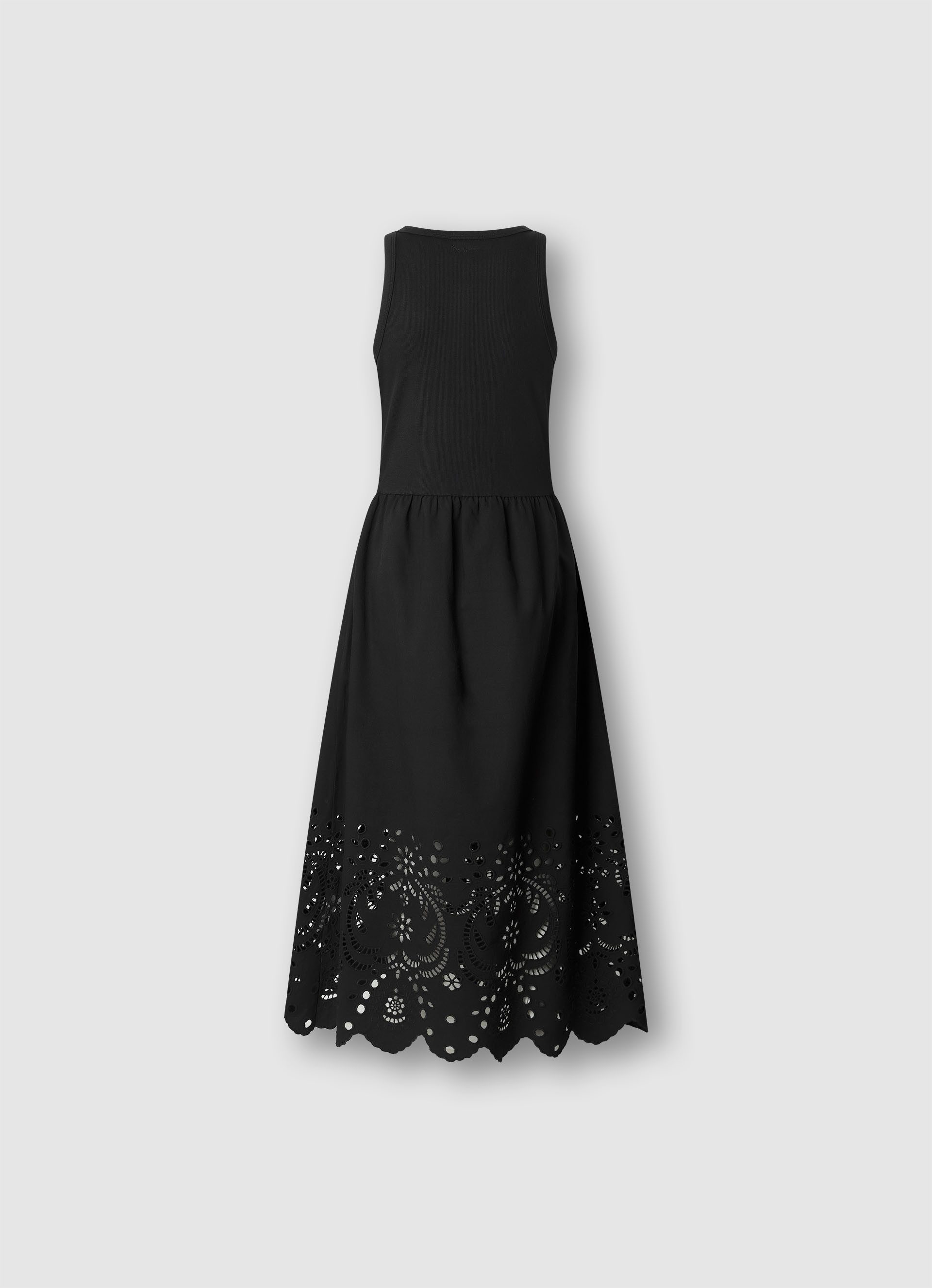 Pepe Jeans A-Linien-Kleid NAOMI mit Lochstickerei, ärmellos