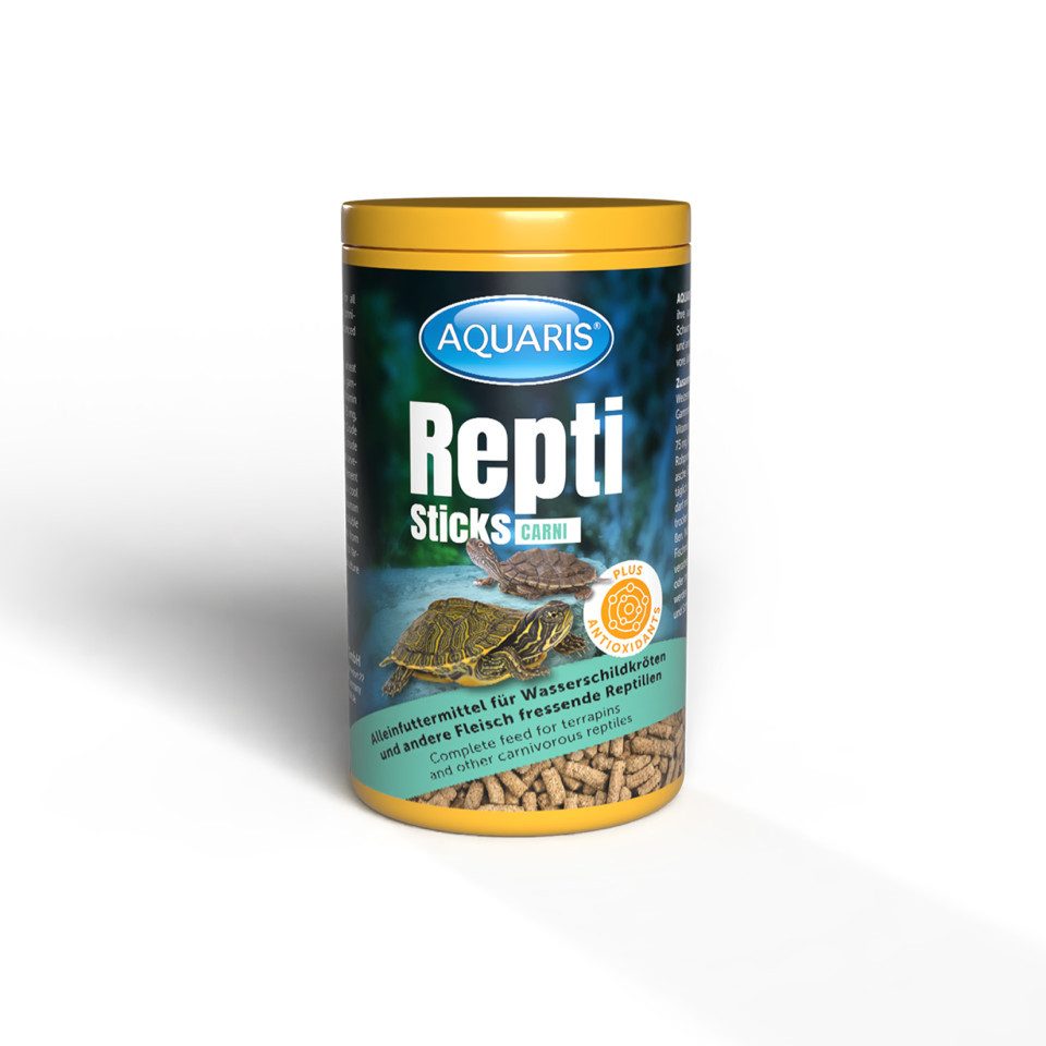 Bellfor AQUARIS Repti Sticks - Schildkrötenfutter - 80g / 250ml, für: Reptilien