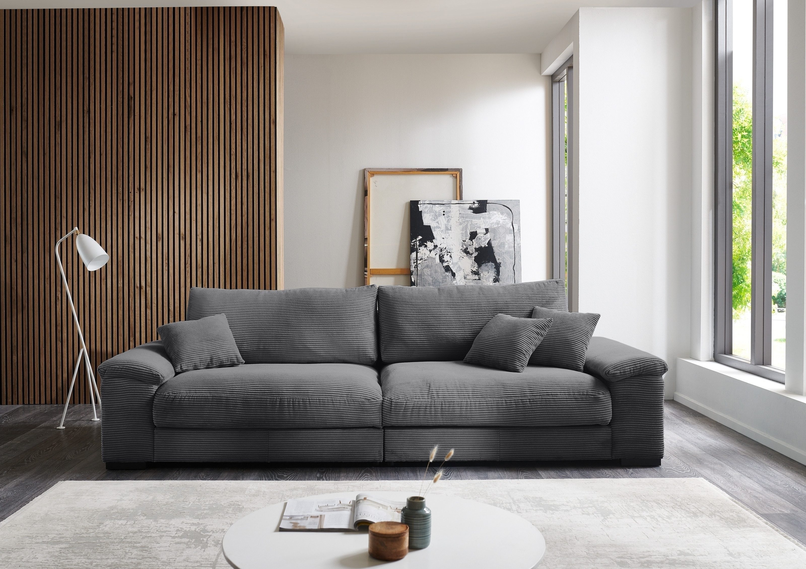 freiraum Big-Sofa Adriena, 5 Kissen, Daune, günstig online kaufen