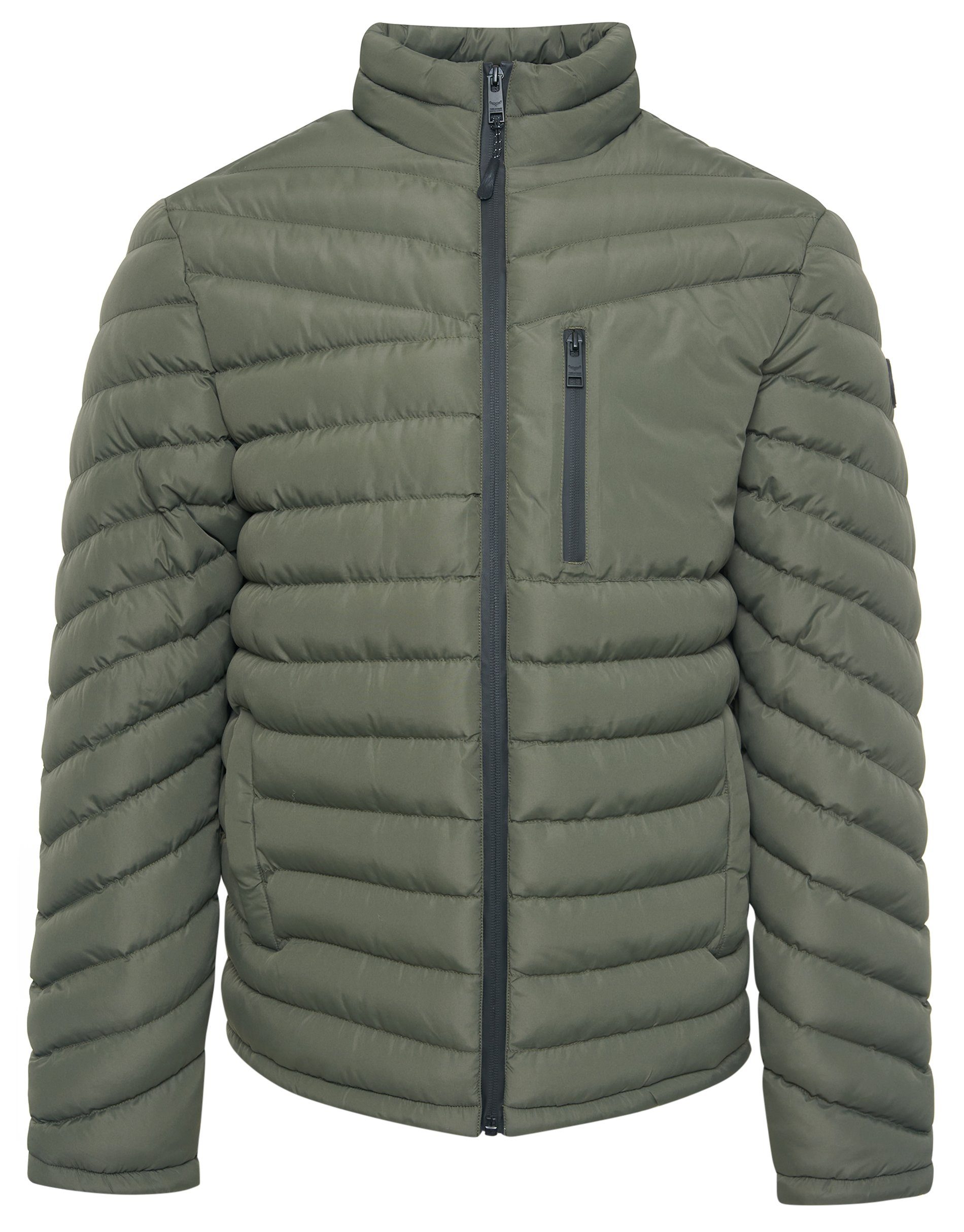 olivgrün Threadbare Jacket Craven THB Steppjacke Khaki-