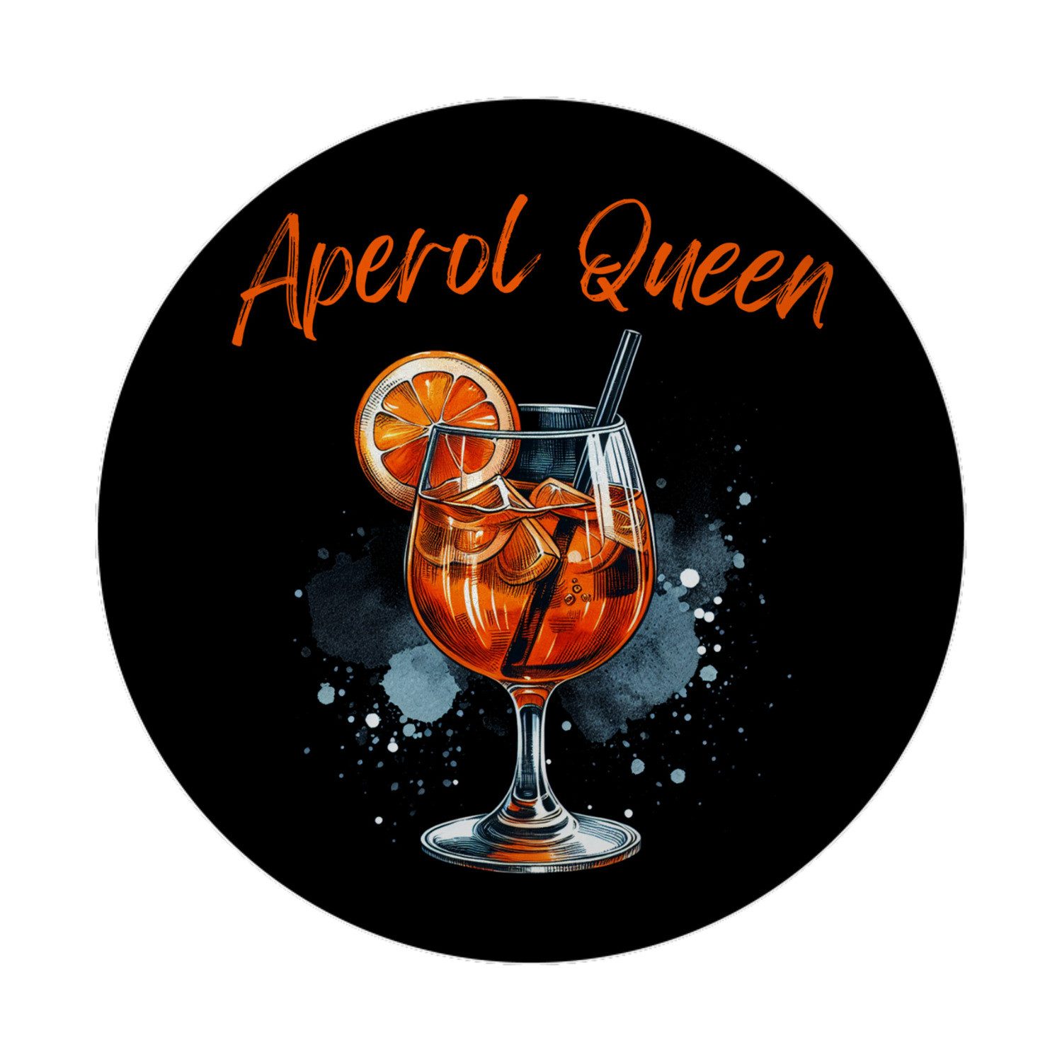 speecheese Magnet Aperol Queen Magnet rund