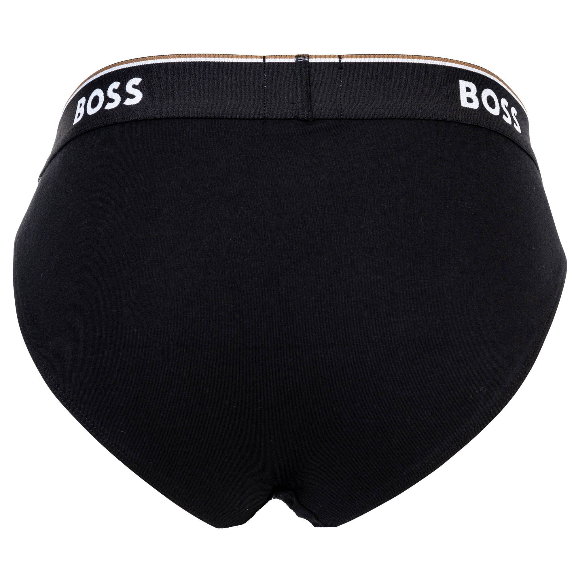 BOSS Slip Herren Slip 6er Pack Baumwolle Briefs 3P Power (Packung, 6er Pack)