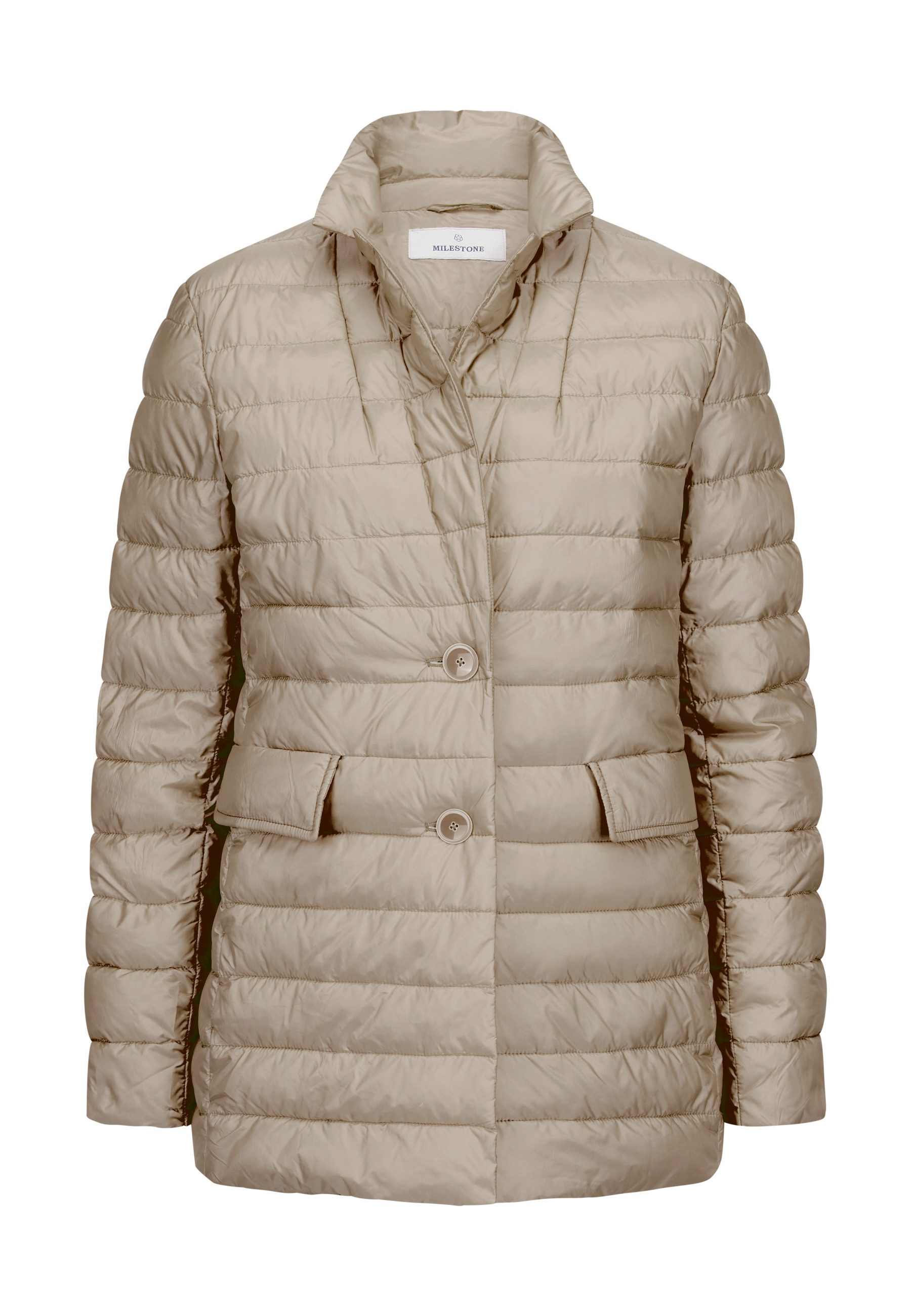 Milestone Steppjacke MSLilo eleganter quer gesteppter Long-Blazer