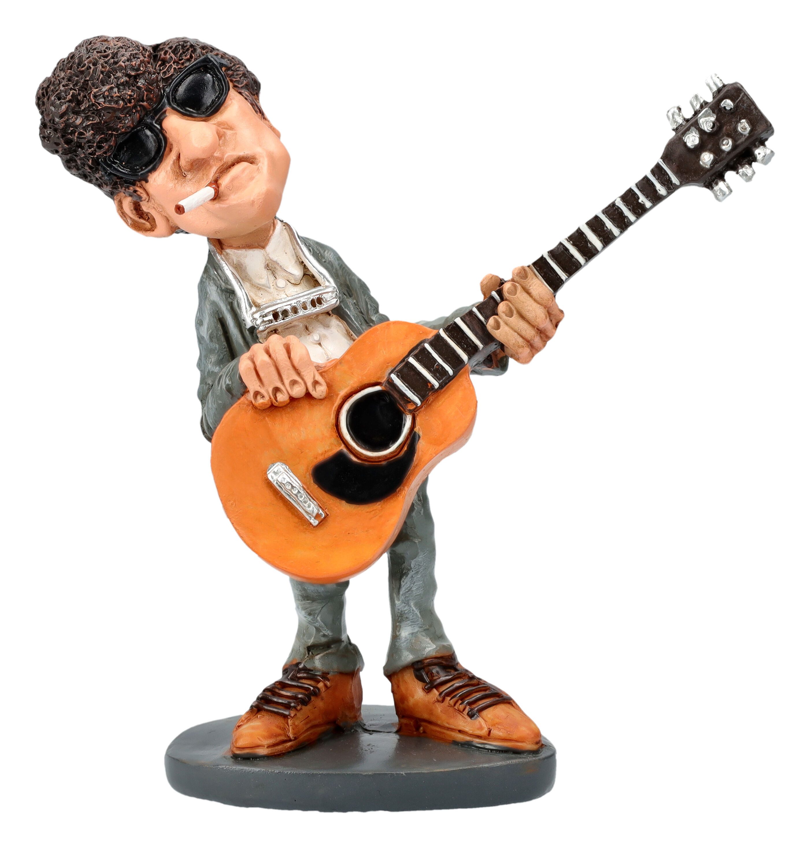 Dekofigur Lustige Rockstar Figur - Sänger Bob - Rockmusiker Dekofigur Musiker