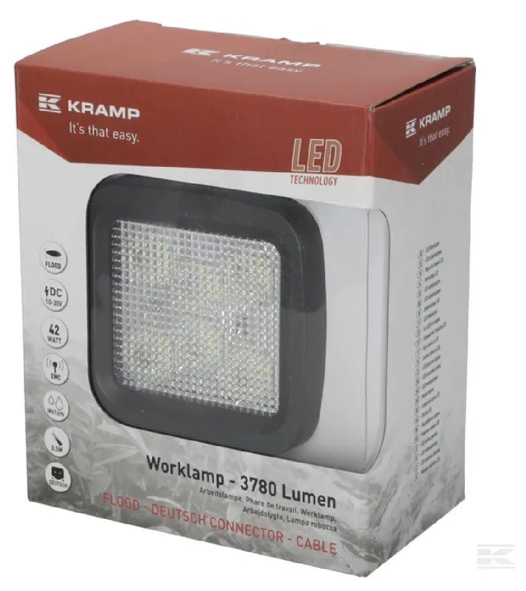 Kramp LED Scheinwerfer Kramp LED Arbeitsscheinwerfer 42W Flutlicht LA10028