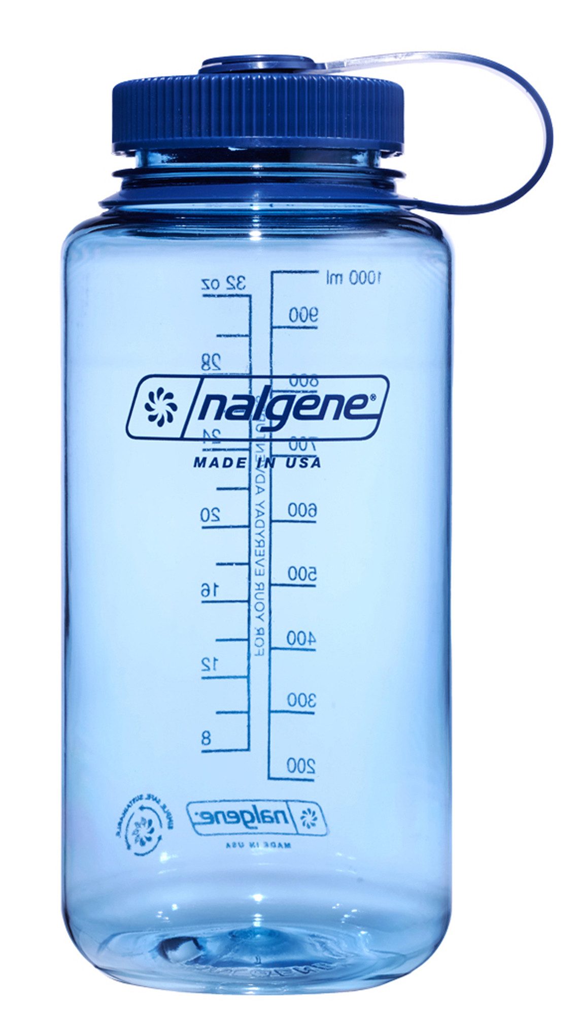 Nalgene Trinkflasche Nalgene Trinkflasche Everyday 'Weithals WH- Sustain' 1 Liter, leichte, robuste und geschmacksneutrale Flasche