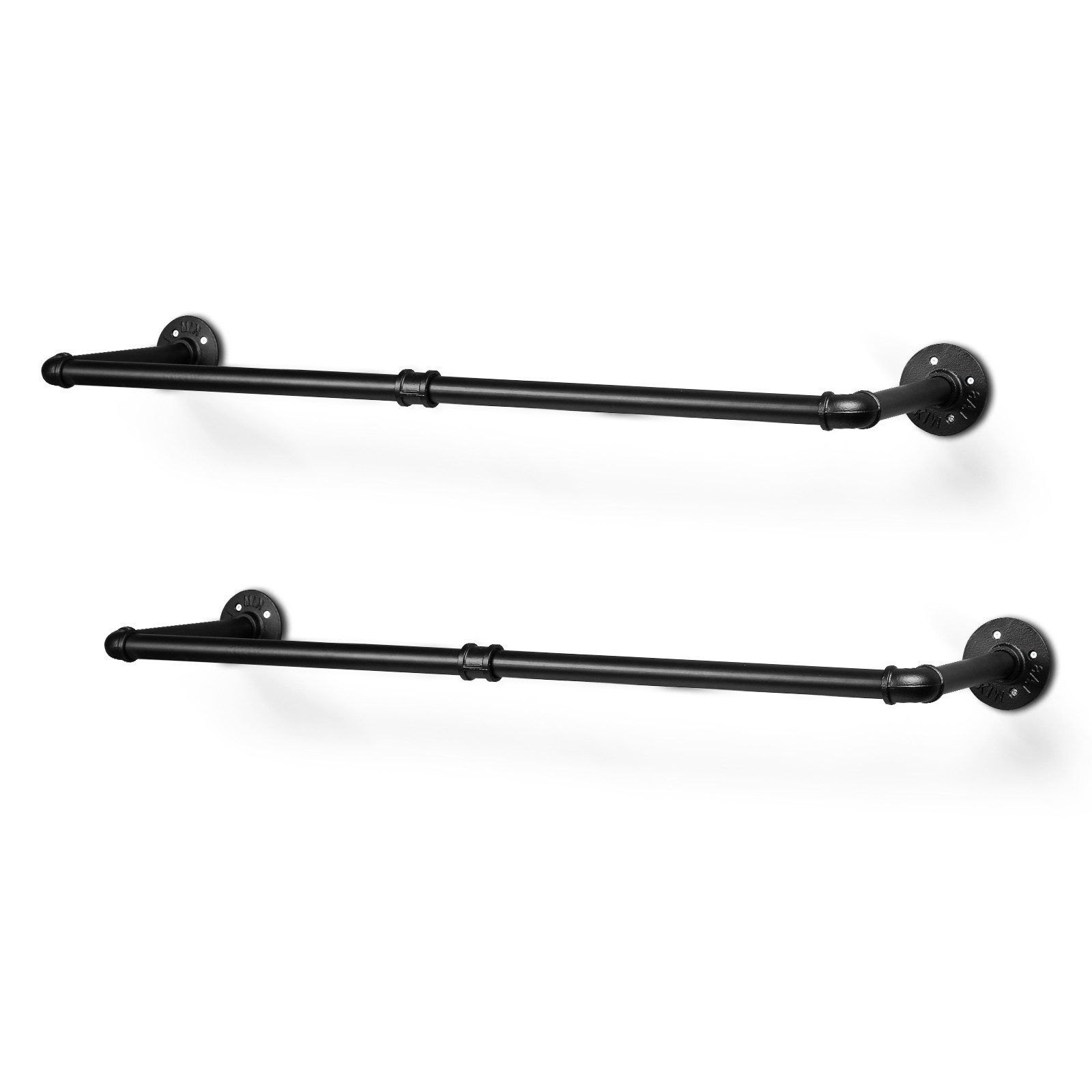 Clanmacy Kleiderstange 2 St Kleiderständer Garderobe Halter Garderobenstang günstig online kaufen