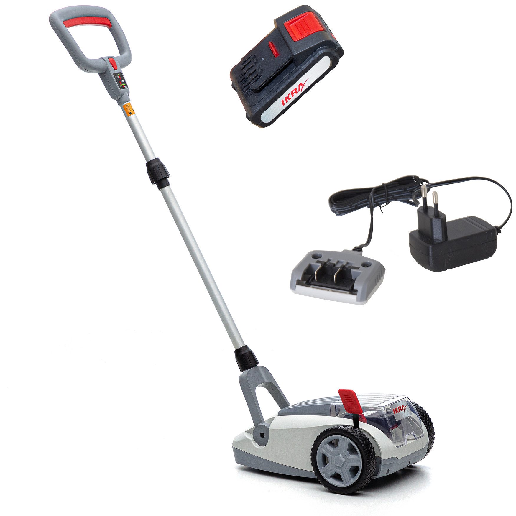 ikra GmbH Akkurasenmäher ICHM 20, 21 cm Schnittbreite, (inkl. Akku & Ladegerät), 20V Akku, mit Mulchfunktion