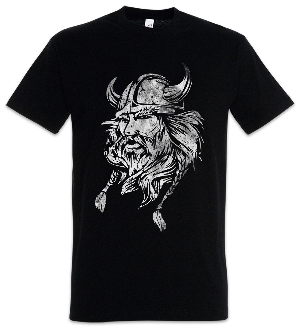 Urban Backwoods Print-Shirt Viking Head I günstig online kaufen