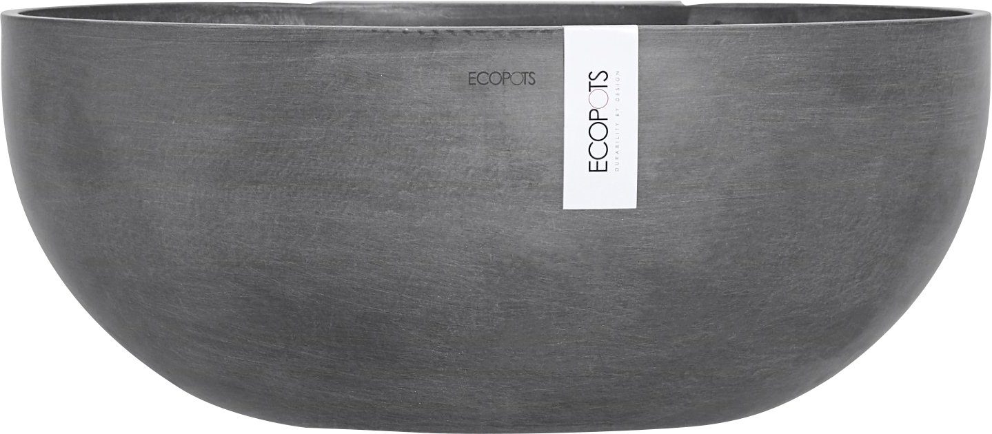 ECOPOTS Blumentopf SOFIA WALL Grey, BxTxH: 25x25x17,5 cm | Pflanzkübel
