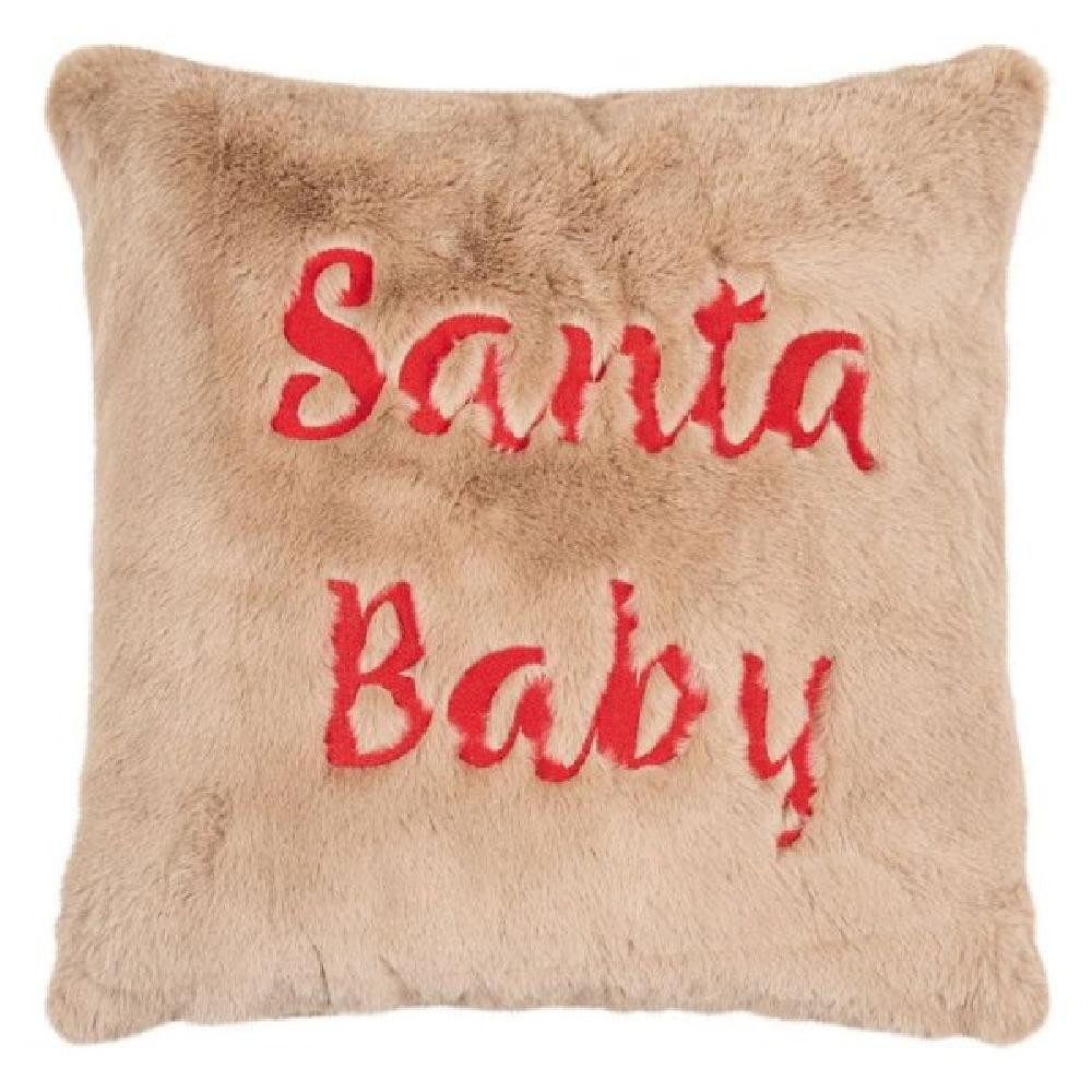 PAD Kissenhülle Kissenhülle Niko Santa Baby Taupe (40x40cm) günstig online kaufen