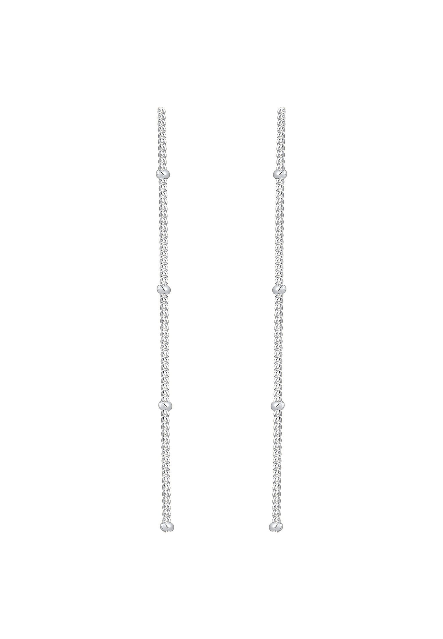 Elli Paar Ohrhänger Hänger Durchzieher Kugel Minimal Basic 925 Silber günstig online kaufen