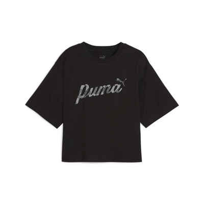 PUMA T-Shirt BLOSSOM Graphic Kurzes T-Shirt Damen