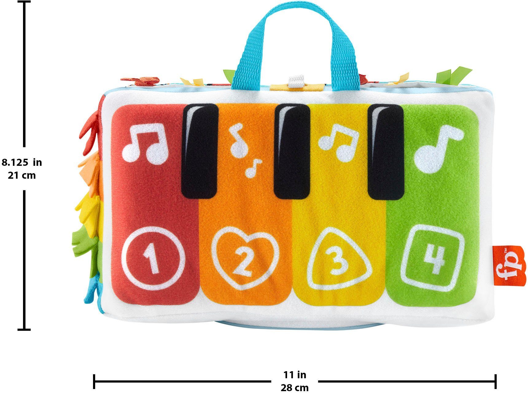 Lernspielzeug Piano, & und mit Kick Fisher-Price® Sound Licht Play Soft