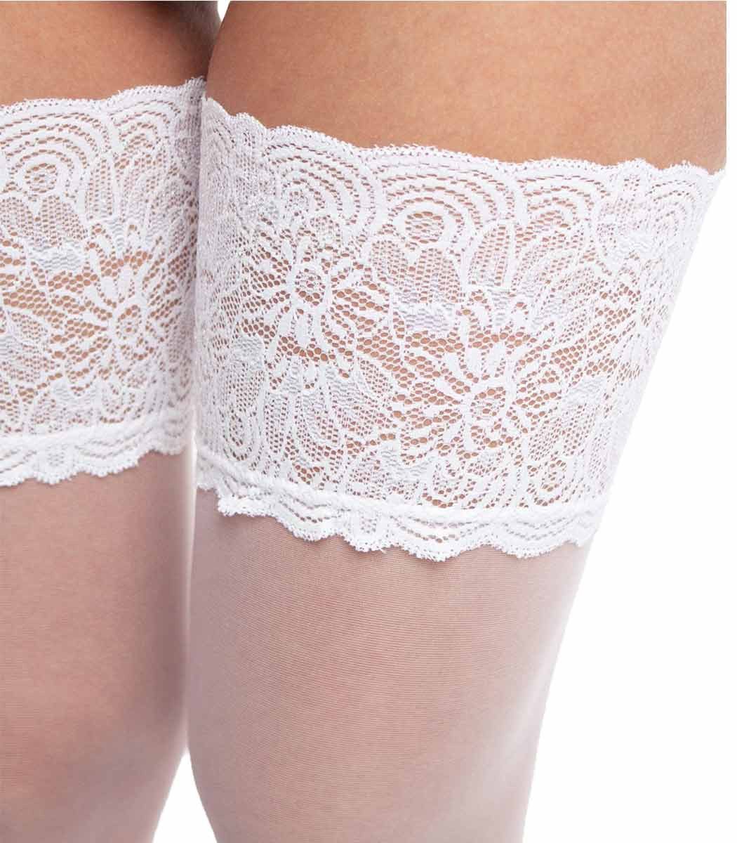 Trasparenze Halterlose Feinstrümpfe Damen CARLOTTA 30 DEN (Packung, 1-Paar, 1 Paar) elegant