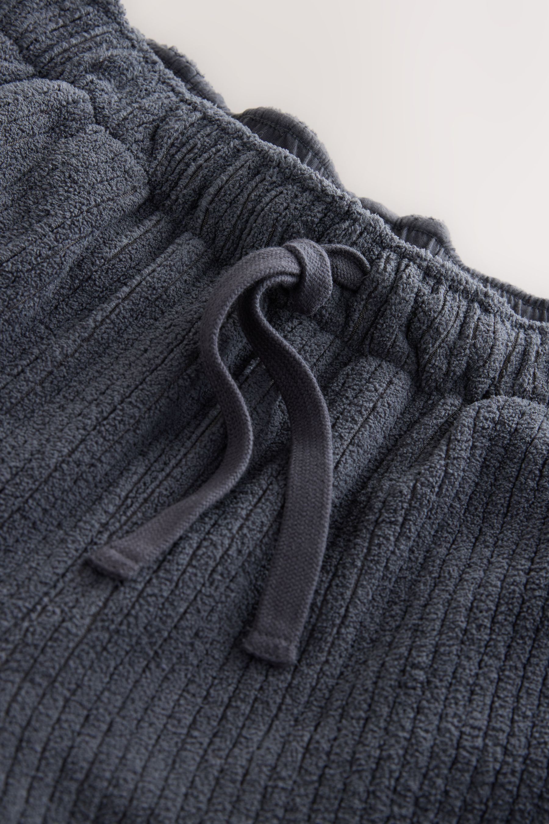 Next Jogginghose Strukturierte Jogginghose mit Borg-Fleece (1-tlg) günstig online kaufen