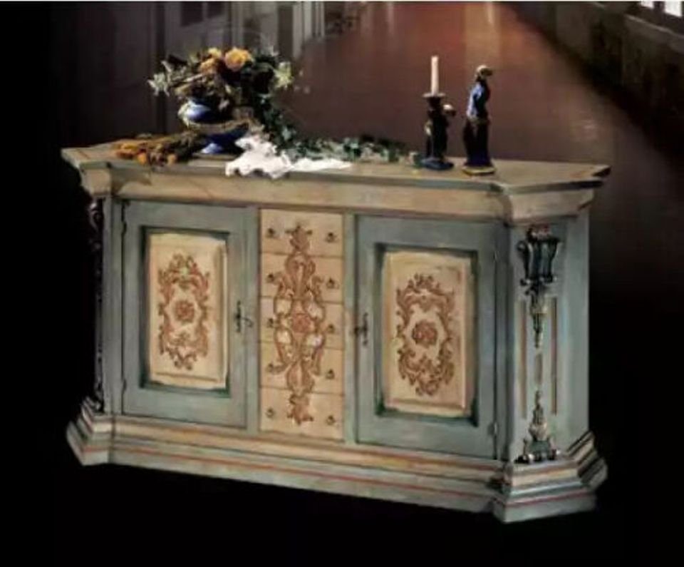 St., in Sideboard Italy Wohnzimmer (1 Sideboard), Möbel Made Massivholz Kommode JVmoebel Luxus Klassisches Sideboard