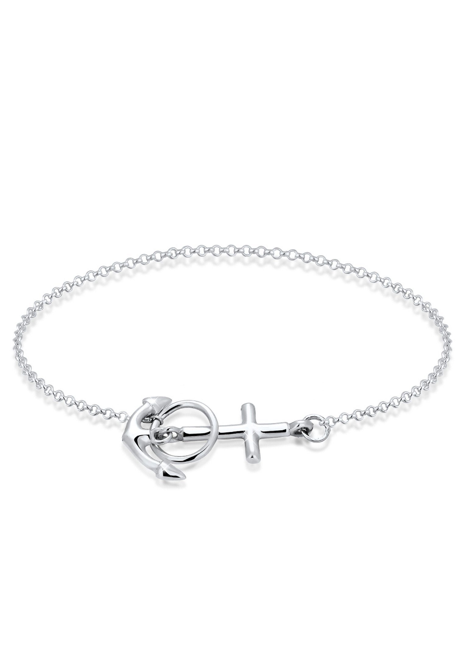 Elli Armband Anker Kreuz 925 Silber, günstig online kaufen
