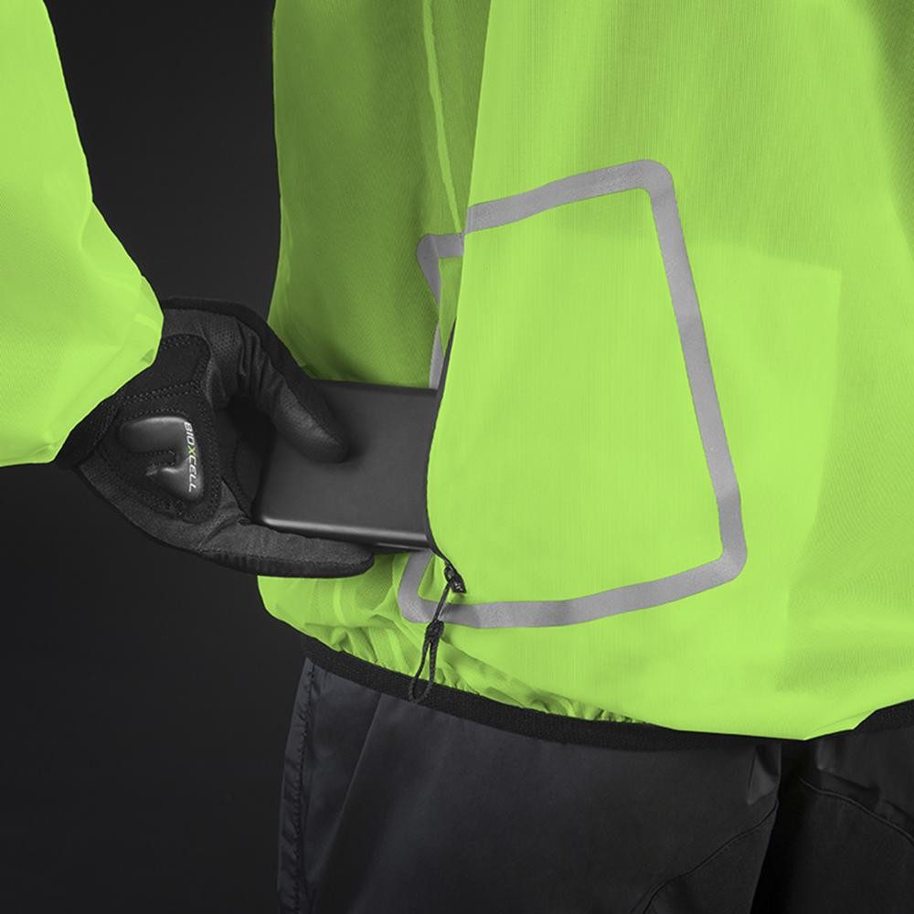 Chiba Fahrradjacke CHIBA Race Performance Jacke - neongrün, XXL, wasserdicht & atmungsakt