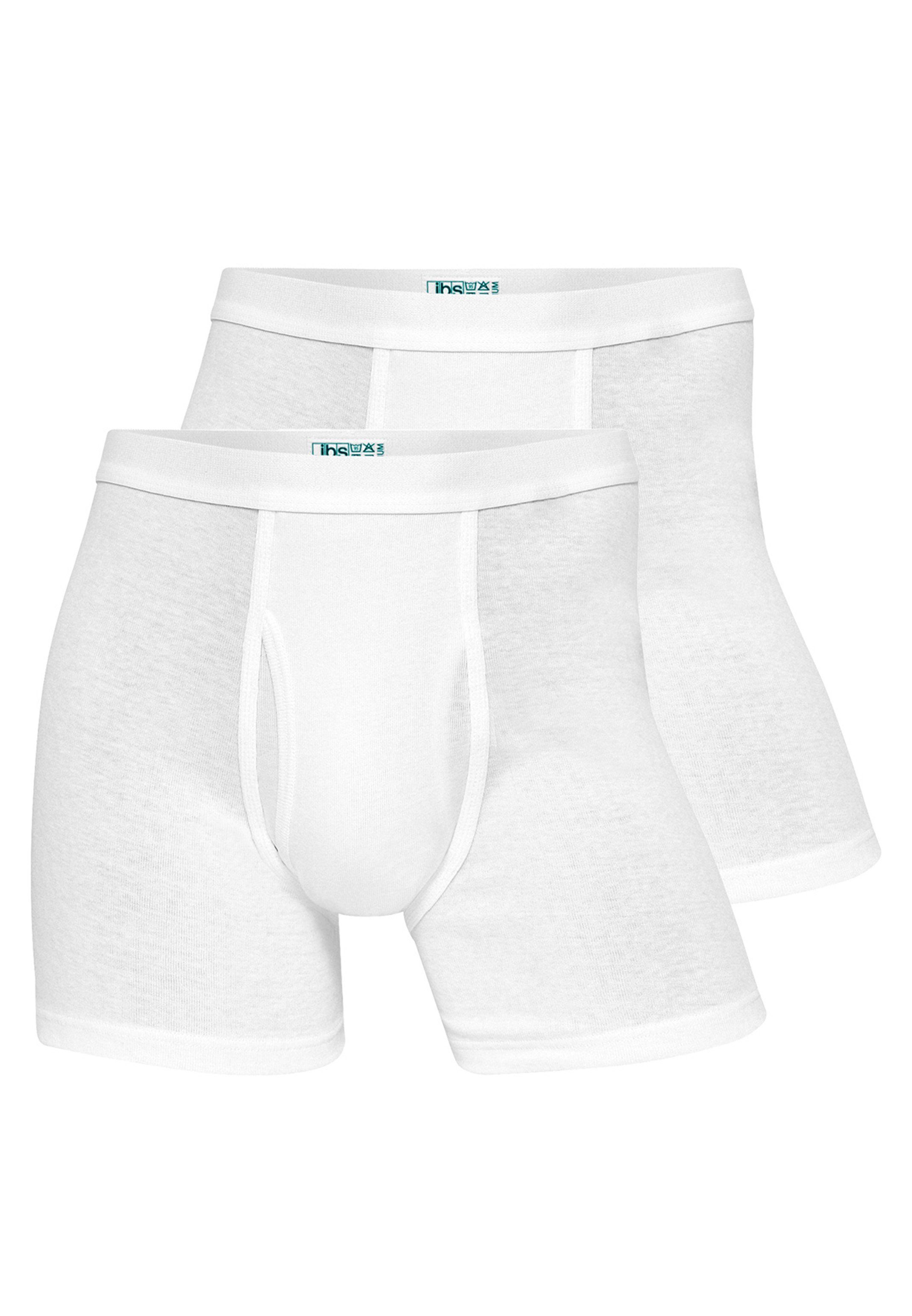 jbs Retro Boxer 2er Pack 2-St) Short Atmungsaktiv Pant Bamboo Eingriff Baumwolle / Mit Long (Spar-Set, - - 