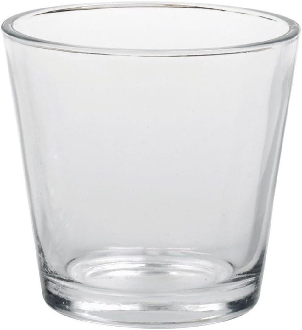 Sandra Rich Dekovase Vase/Windlicht 'Coni' aus Glas, konisch, Ø 9 x 8 cm, transparent (1 St)