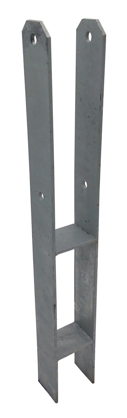 Tetzner & Jentzsch Pfostenträger H-Anker Pfostenträger feuerverzinkt 71 mm / 600 mm H-Träger Pfostenank