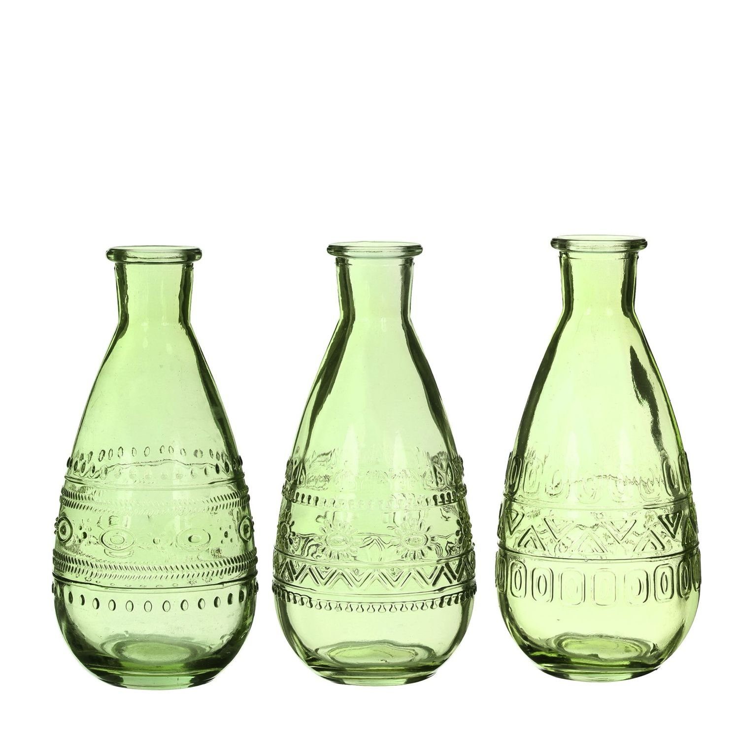 NaDeco Dekovase Glas Flasche Rome in günstig online kaufen