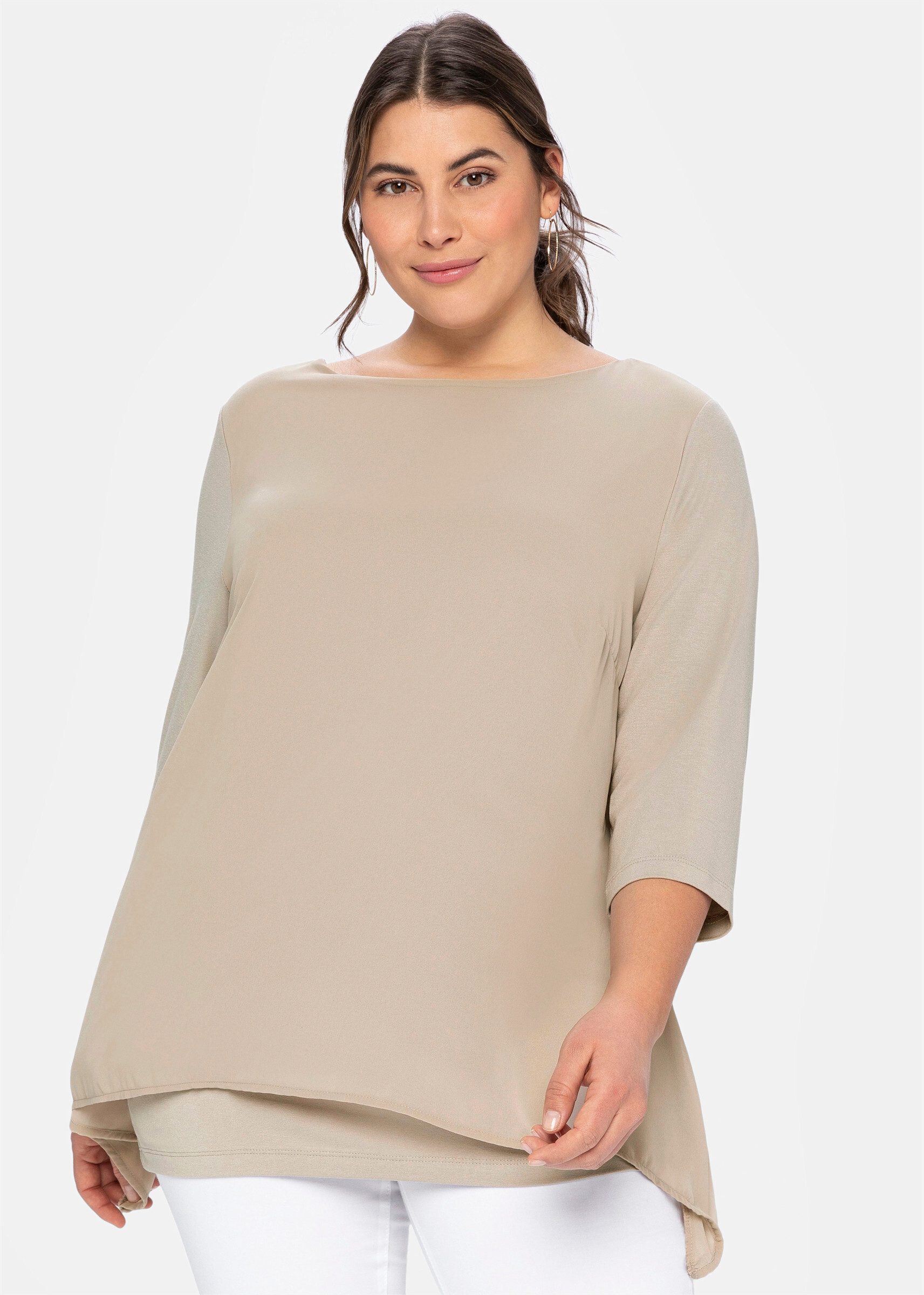 Sheego Blusenshirt "Blusenshirt", (1 tlg.) günstig online kaufen
