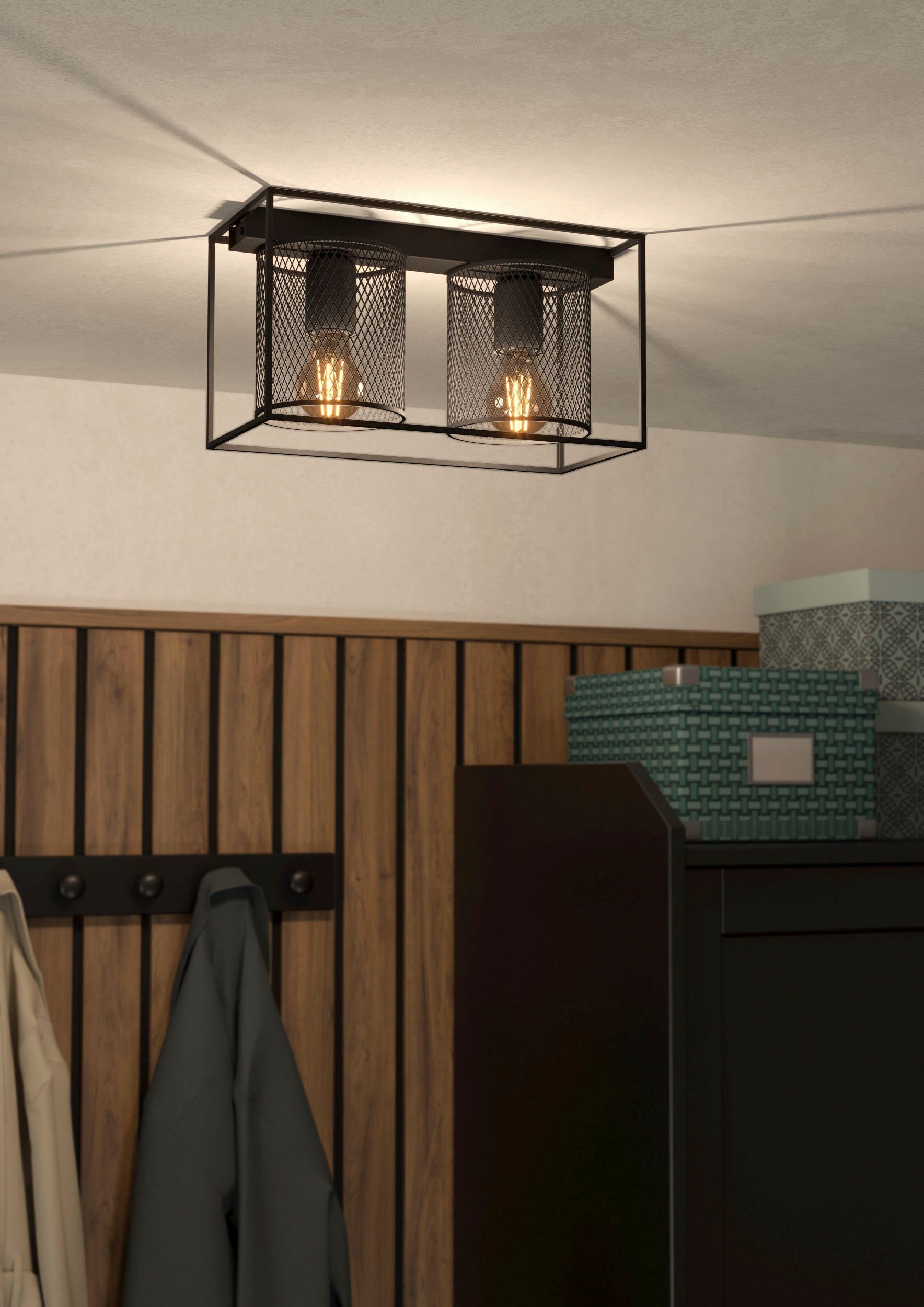 EGLO Deckenleuchte CATTERICK, Leuchtmittel wechselbar, ohne günstig online kaufen