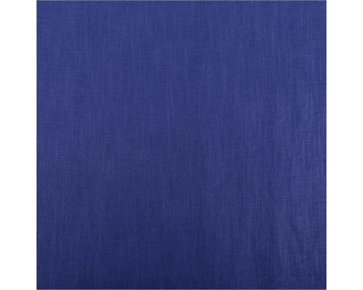 Thumbnail - SCHÖNER LEBEN. Stoff Leinenstoff mit Baumwolle vorgewaschen saphire blue Breite, allergikergeeignet