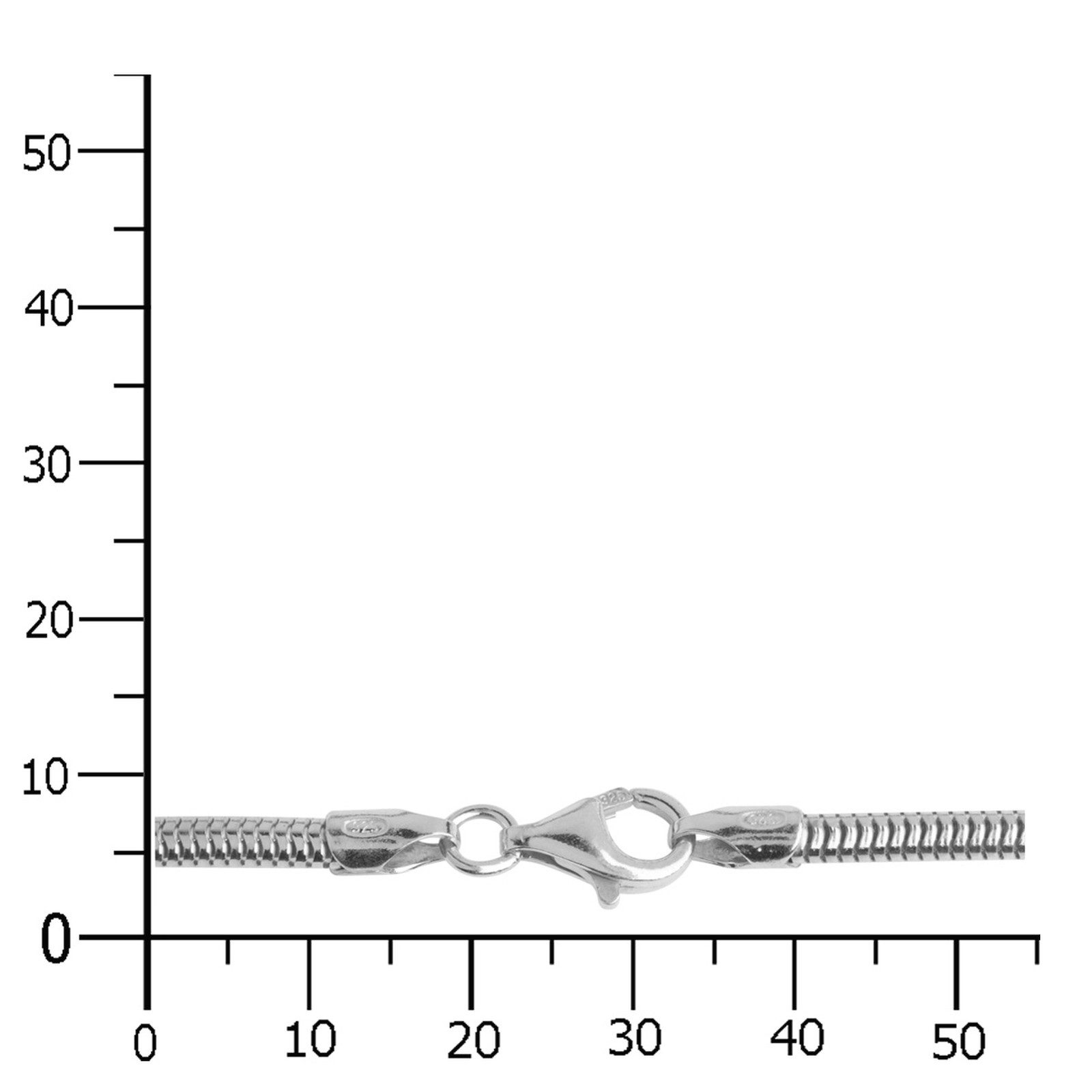 OSTSEE-SCHMUCK Silberkette Ostsee-Schmuck Kette Schlange 3,0 mm Kette Schla günstig online kaufen