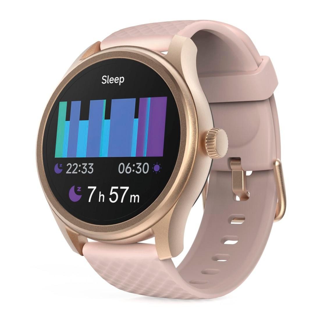 Hama Smartwatch 1,38“ (Anruffunktion, WhatsApp etc., Schlafmonitor, IP68) Smartwatch (1,38 Zoll)