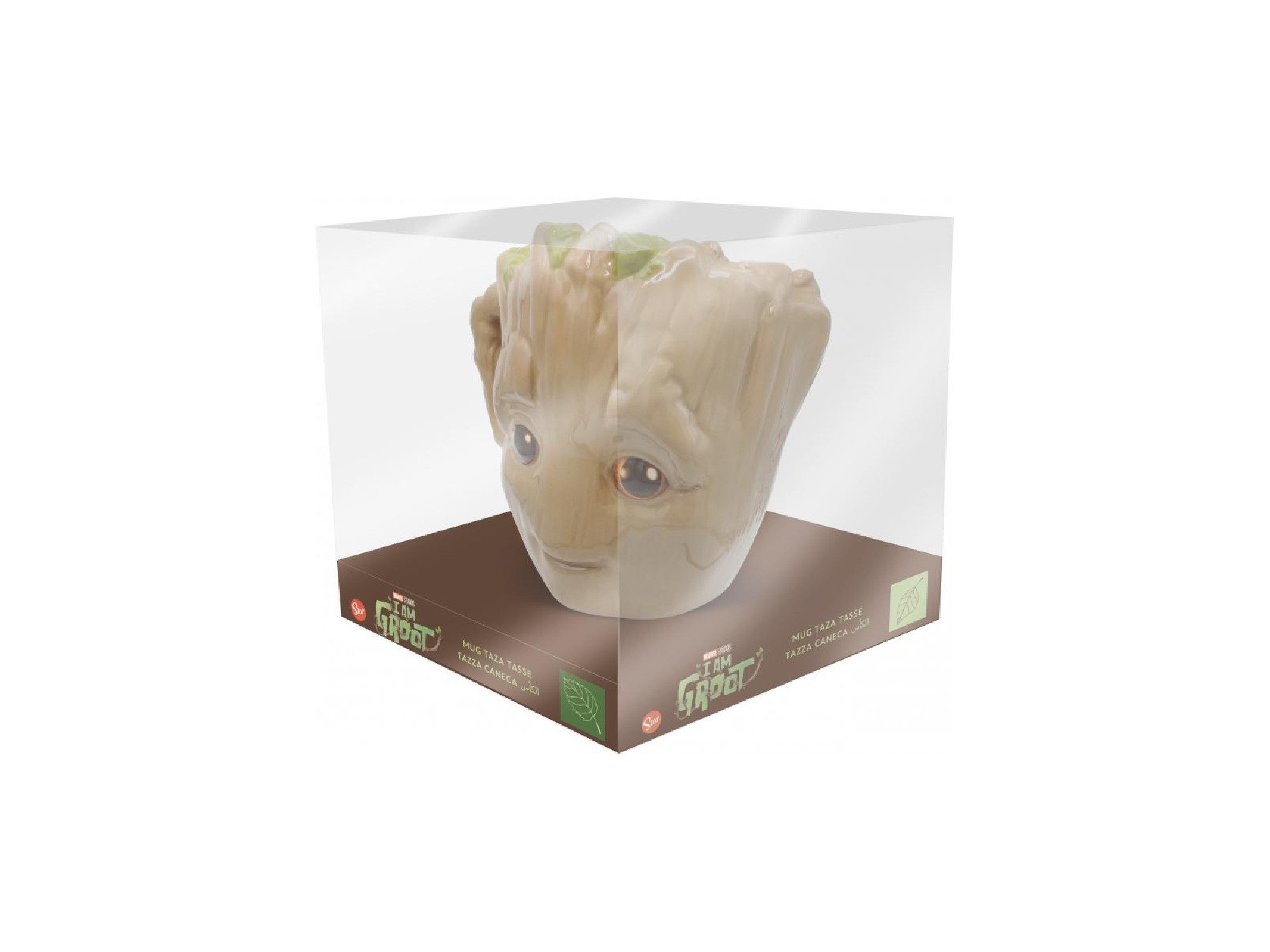 MARVEL Tasse Marvel Groot 3D Tasse, 500 ml, Dolomit