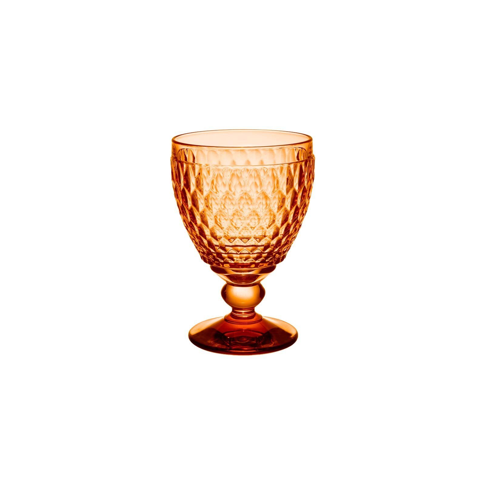 Villeroy & Boch Rotweinglas Boston Coloured Rotweinglas 310 ml, Glas Apricot