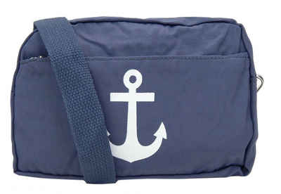 Ella Jonte Handtasche, Cross Body Bag mit maritimen Anker Motiv