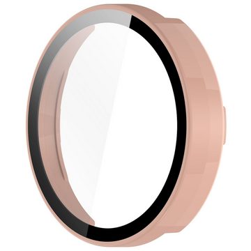 Wigento Smartwatch-Hülle Für Garmin Lily 2 Kunststoff Smart Watch Hülle + H9 Schutz Hart Glas