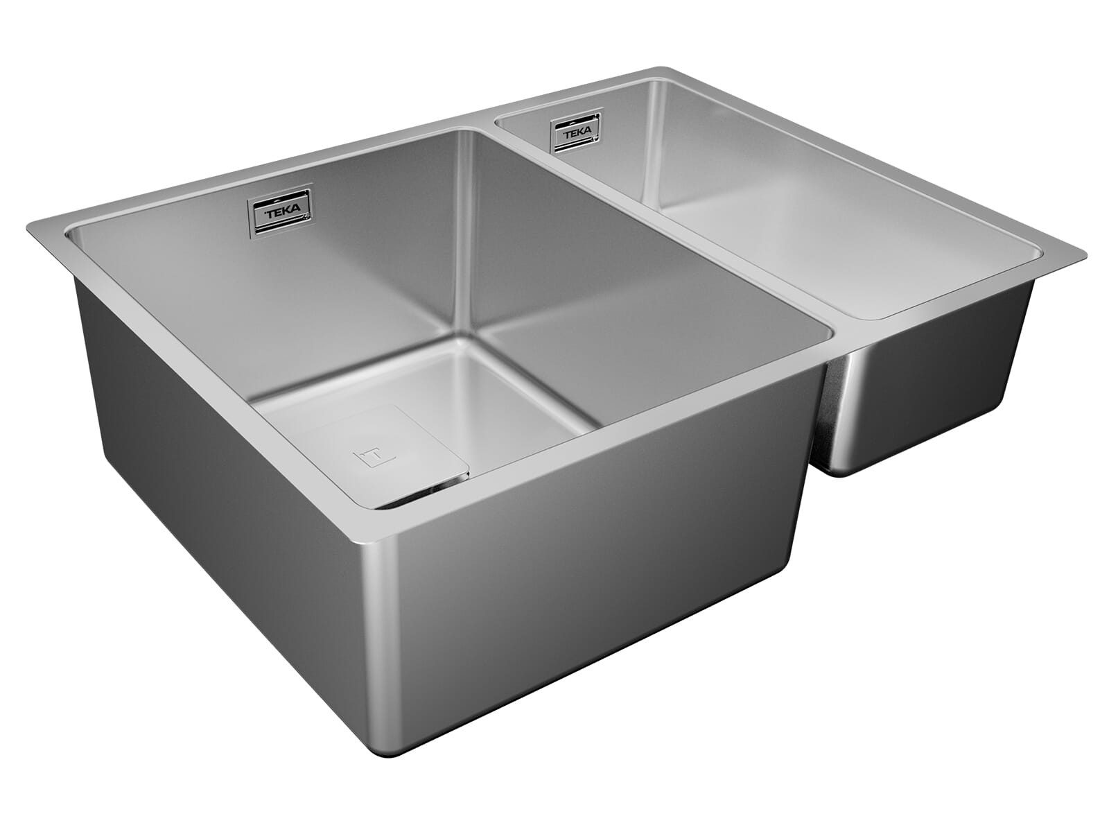 Teka Edelstahlspüle, rechteckig, 58/44 cm, (1 St)