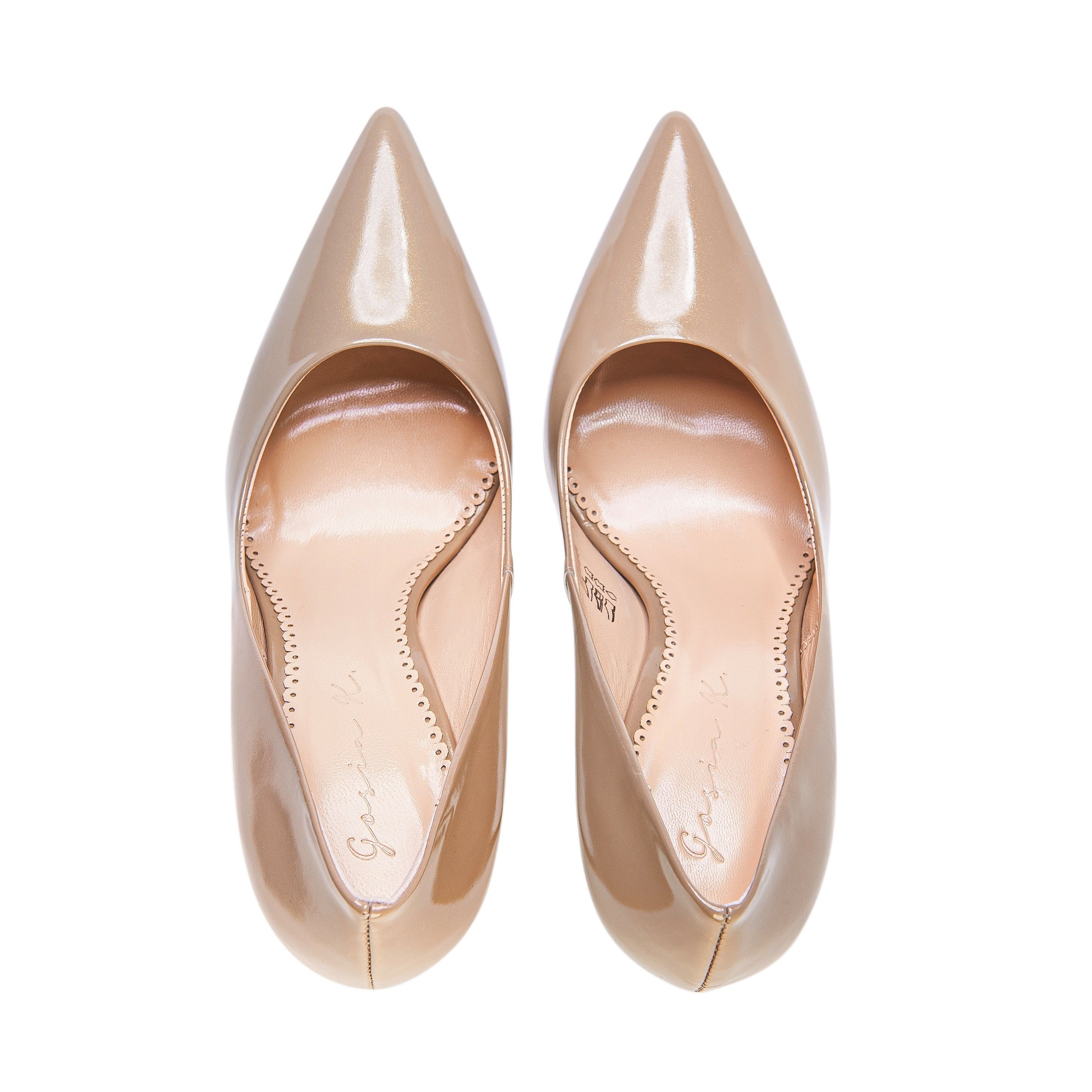 GosiaK. "Lilly" High-Heel-Pumps mit dezentem Goldschimmer