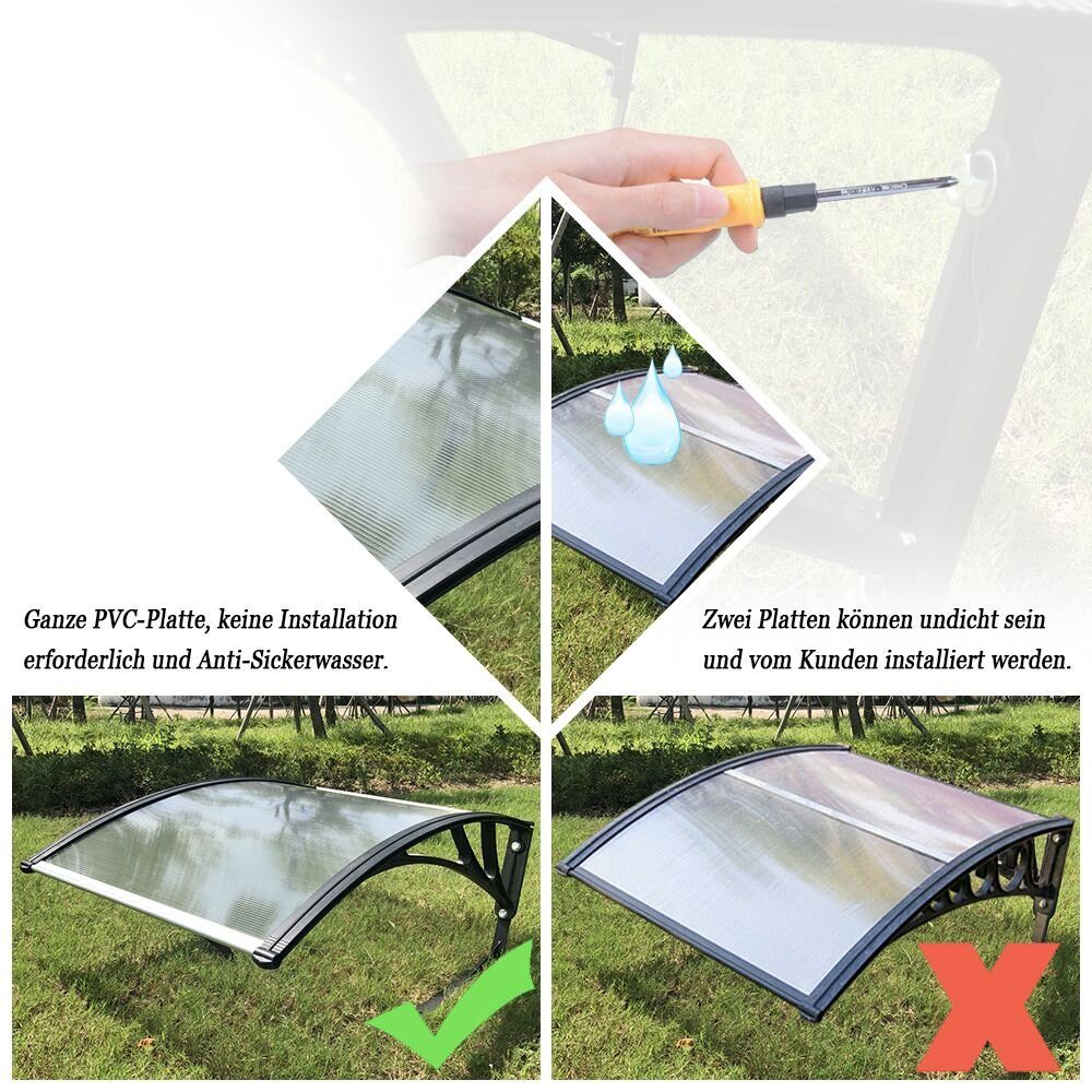 AUFUN Mähroboter-Garage Dach Carport, (...