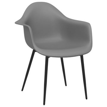 DOTMALL Esszimmerstuhl (2 St), Kunststoff Metallbeine, Design Stuhl