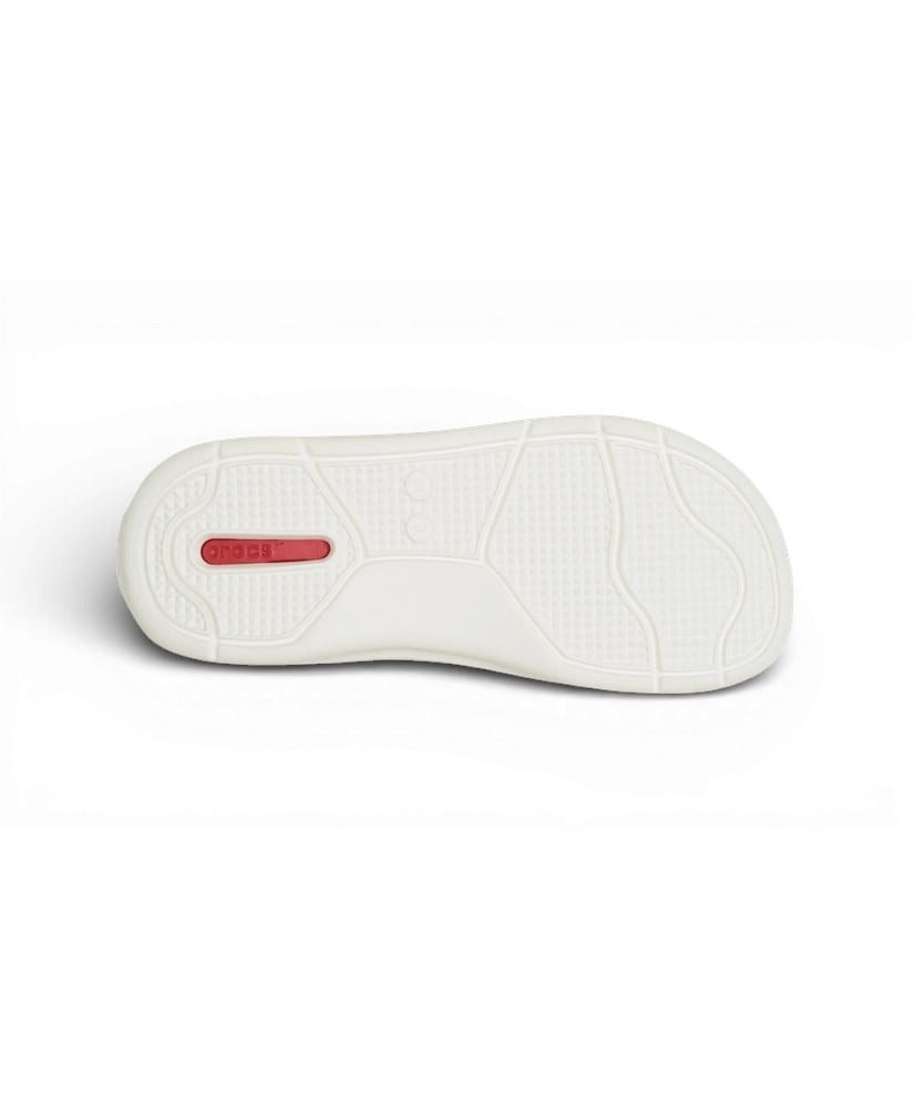 Crocs Sandale InMotion LiteRide Flip navy/rot/weiss Badeschuh