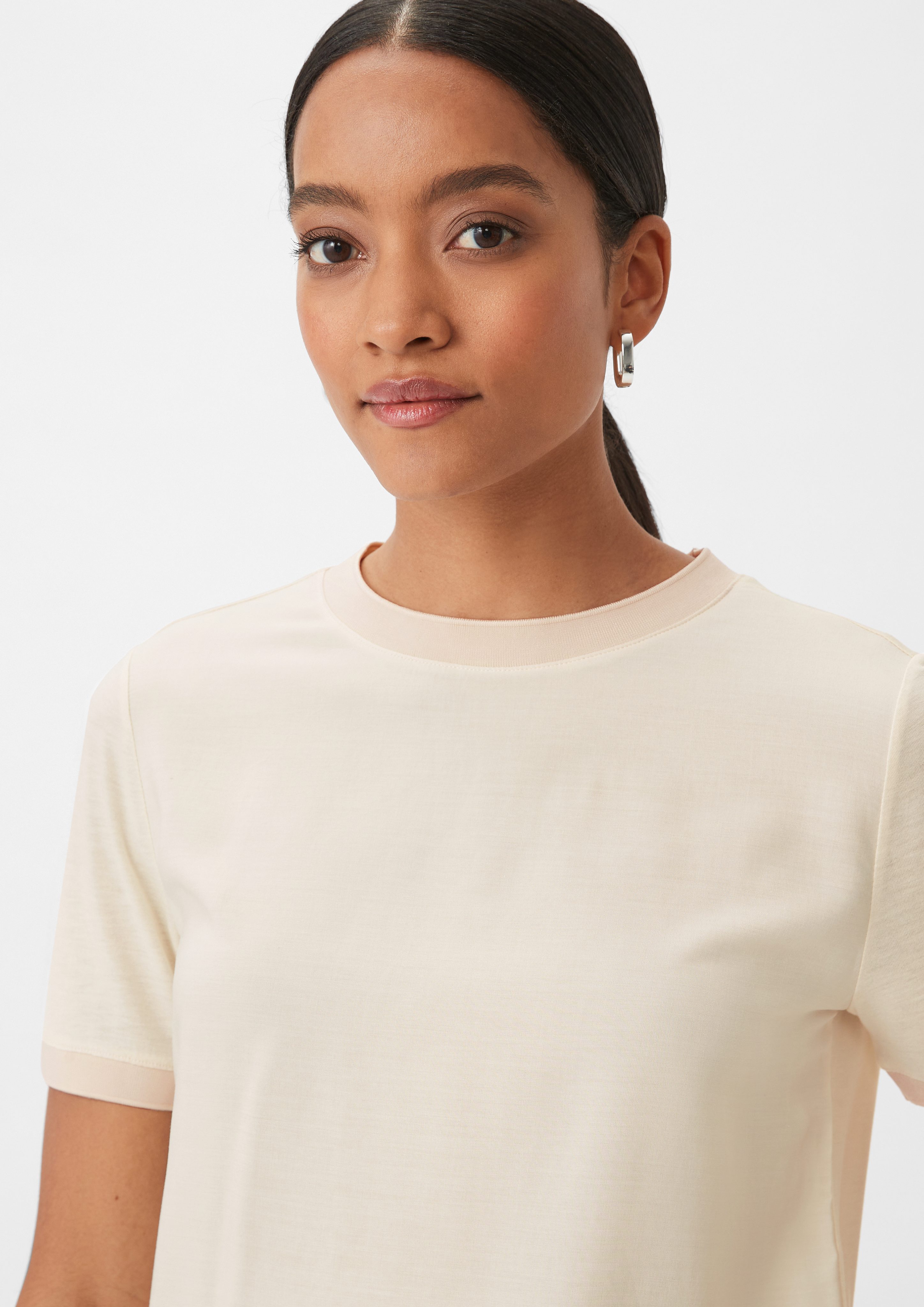 comma casual identity Kurzarmshirt T-Shirt aus günstig online kaufen