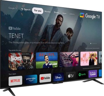 TCL 65P631X1 LED-Fernseher (164 cm/65 Zoll, 4K Ultra HD, Android TV, Google TV, Smart-TV, HDR10, 60Hz Motion Clarity, Metallgehäuse)