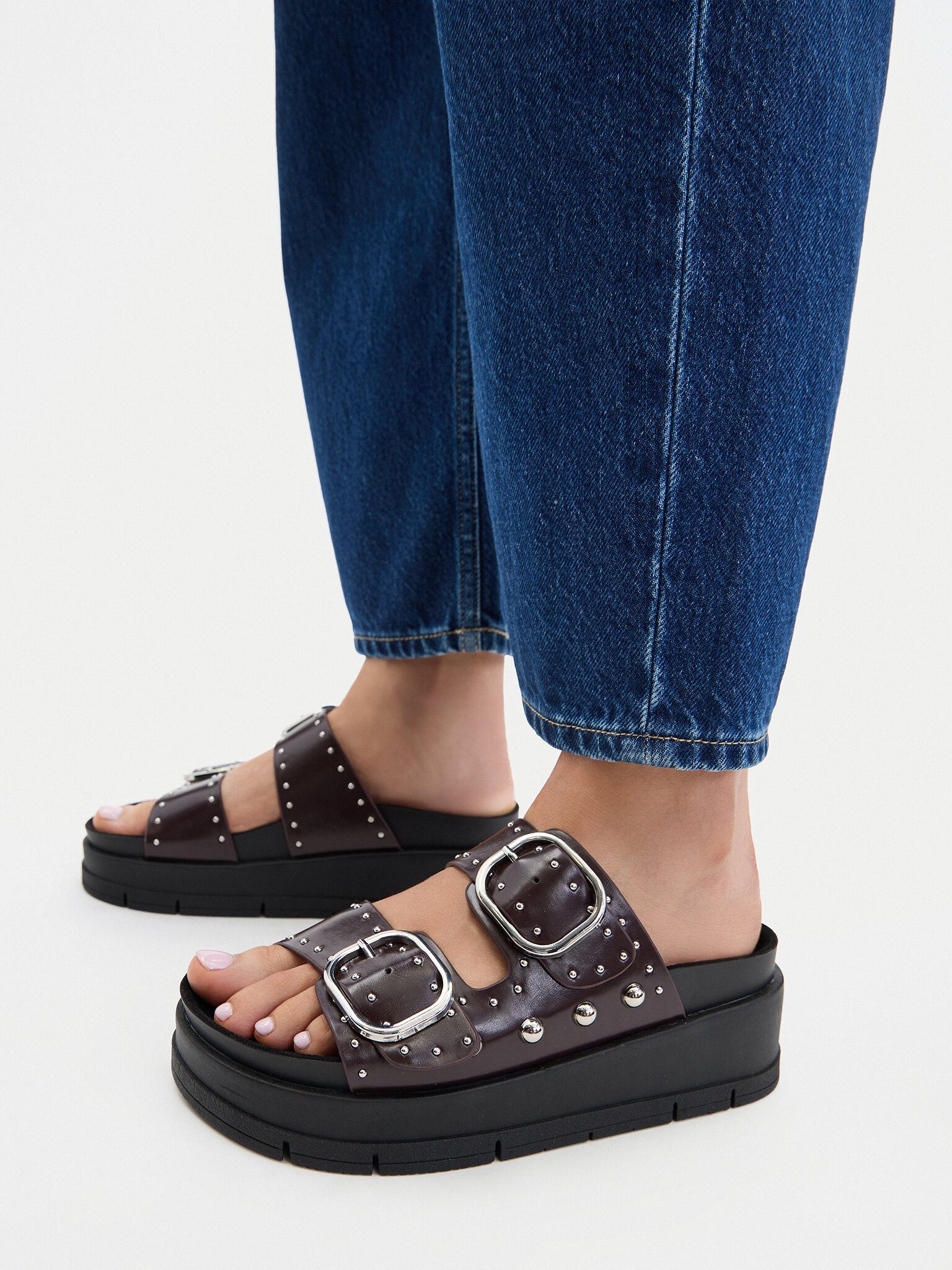 DeeZee Deezee Frauen-Flip-Flops Brown DeeZee-CEO-HY62273-6 Brown Badepantolette