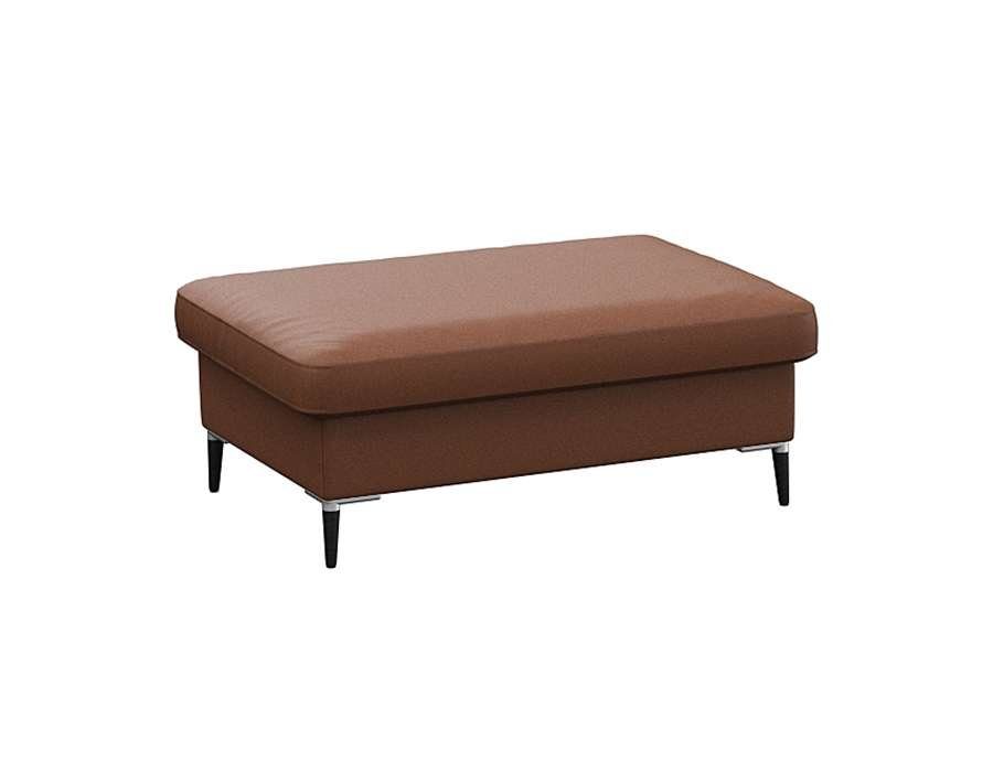 FLEXLUX Pouf Fiore, Kaltschaum, Füße Alu+schwarz