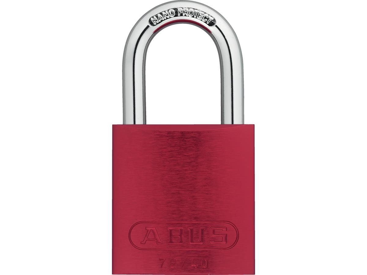 ABUS Vorhängeschloss 72/40 rot LoveLock, inkl. Schlüssel